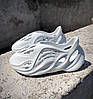 Жіночі кросівки Adidas Yeezy Foam Runner white шльопанці тапочки сланці Адідас білі, фото 7