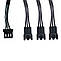 Alphacool Digital RGB LED y-cable 3-times with JST male connector, фото 5