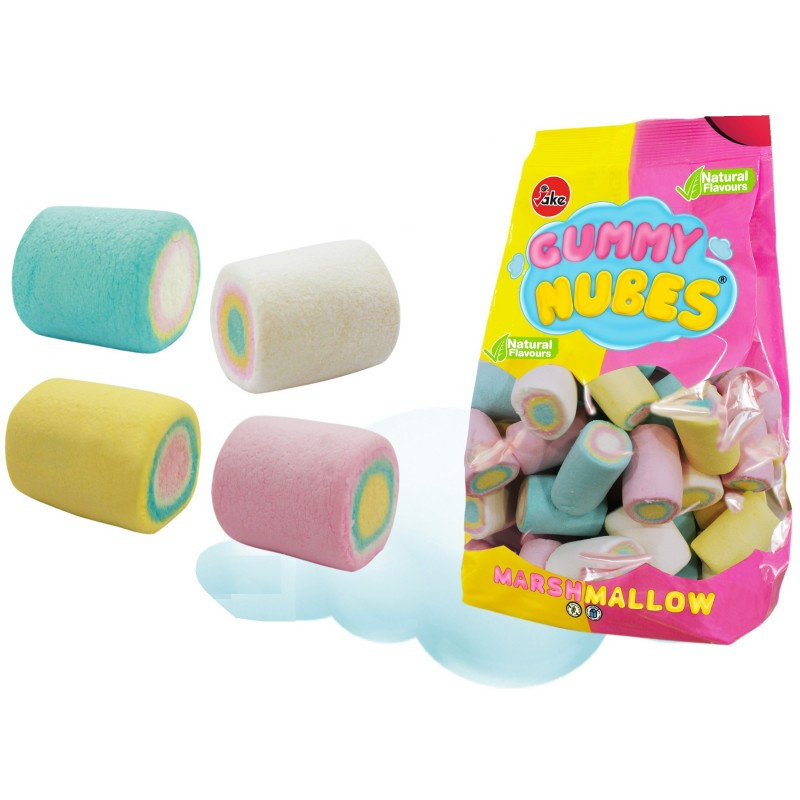Зефір Маршмеллоу JAKE Gummy Nubes Dianas Rainbow, 500г