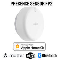 Датчик присутності / руху Aqara FP2 Human Presence Sensor (RTCZCGQ12LM) Wi-Fi/BLE4.2/Matter Apple HomeKit