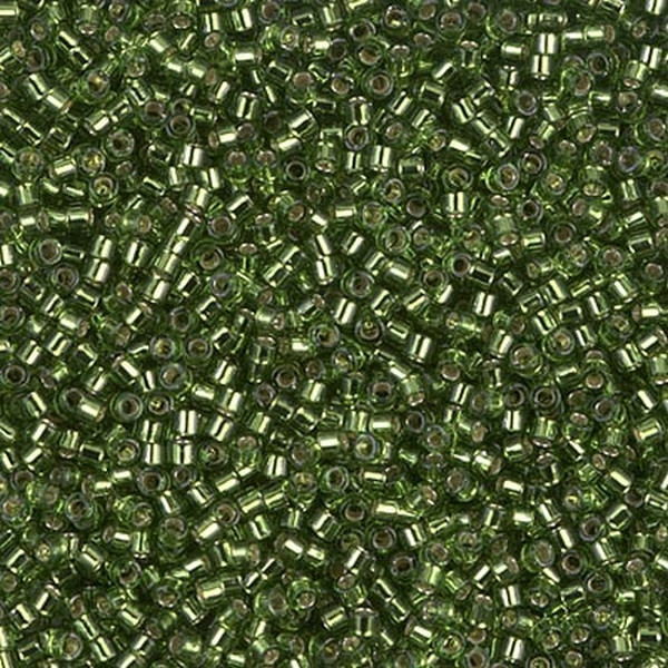 Бісер Miyuki Delica Beads 11/0, 5г, DB-1207, блискучий, зелений