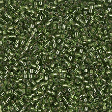 Бісер Miyuki Delica Beads 11/0, 5г, DB-1207, блискучий, зелений