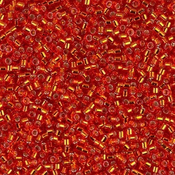 Бісер Miyuki Delica Beads 11/0, 5г, DB-43, блискучий, темно-помаранчевий