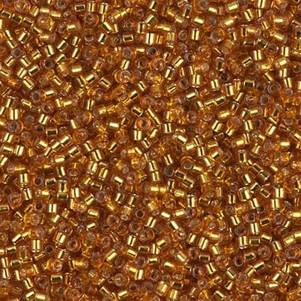 Бісер Miyuki Delica Beads 11/0, 5г, DB-1201, блискучий, золотистий, фото 1