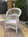 Крісло плетене садове для відпочинку, фото 4