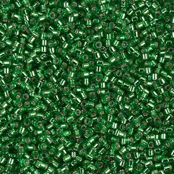 Бісер Miyuki Delica Beads 11/0, 5г, DB-46, блискучий, зелений