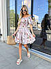 Легка квіткова жіноча міні сукня софт Smv8312, фото 9