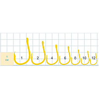 Крючок Gurza ISEAMA-Ring Gold №6 10шт "Оригинал"