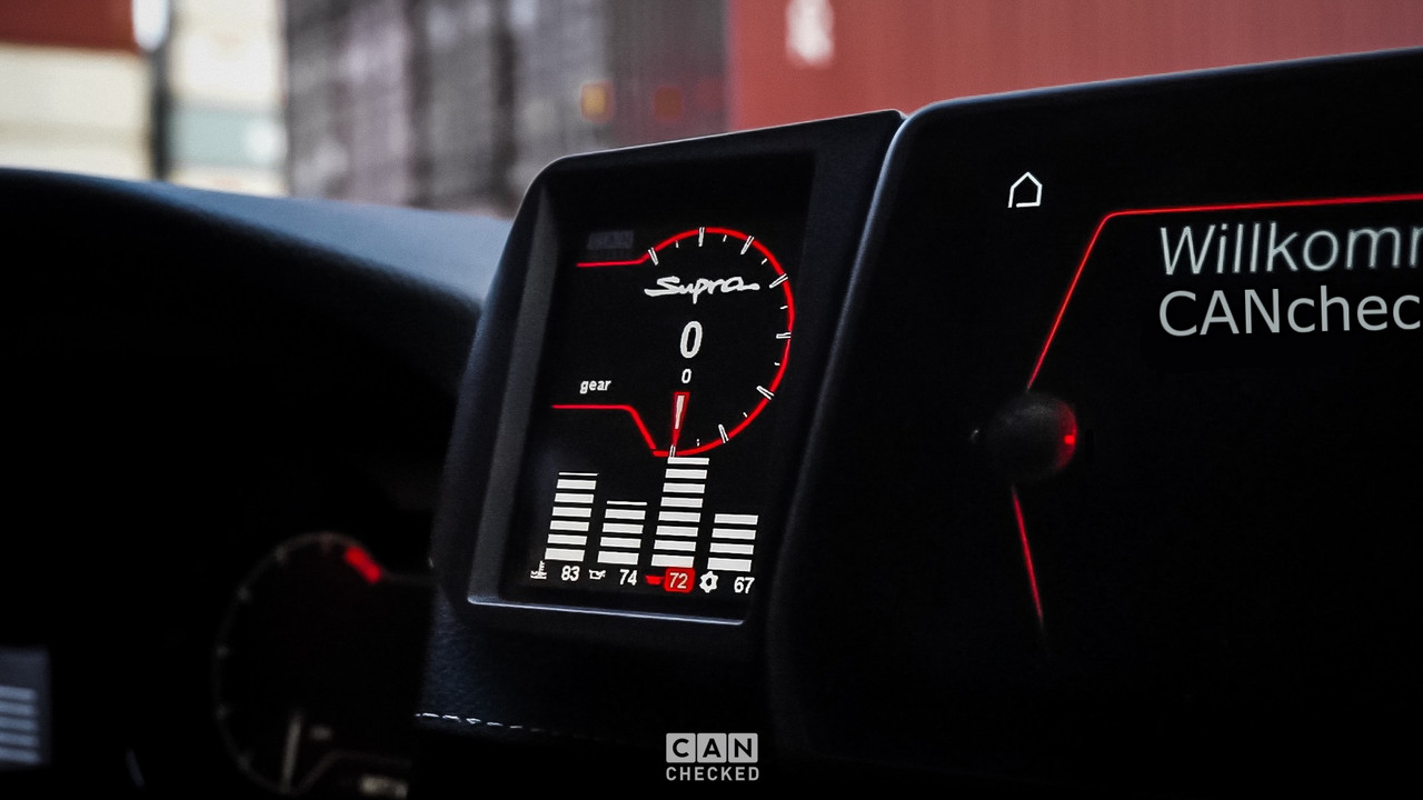 Мультифункціональний дисплей Can Checked — Toyota Supra A90 (MK5), фото 1
