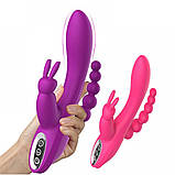 Вібратор Jack Rabbit 3 in 1 USB, фото 5