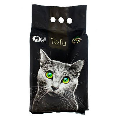 Fun Cat Tofu наповнювач з ароматом зеленого чаю, 5 л