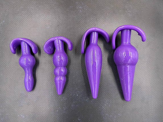 Набір Анальних пробок Anal Plug Kit . Анальний пробка набір Фіолетовий, фото 1