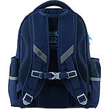Рюкзак GoPack Education напівкаркасний Love wins! 38x28x13 см 15 л синій (130-145см), фото 4