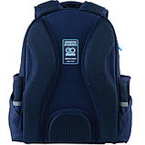 Рюкзак GoPack Education напівкаркасний Love wins! 38x28x13 см 15 л синій (130-145см), фото 5