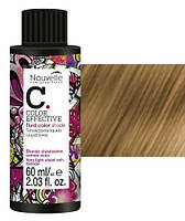Тонирующая краска для волос 8.73 светлый золотисто-коричневый блондин Liquid Toner Nouvelle, 60 мл