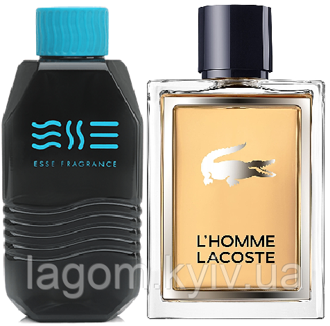 Чоловічі парфуми аналог L'Homme Lacoste 42 man "ESSE fragrance" 100 мл наливні парфуми, фото 1