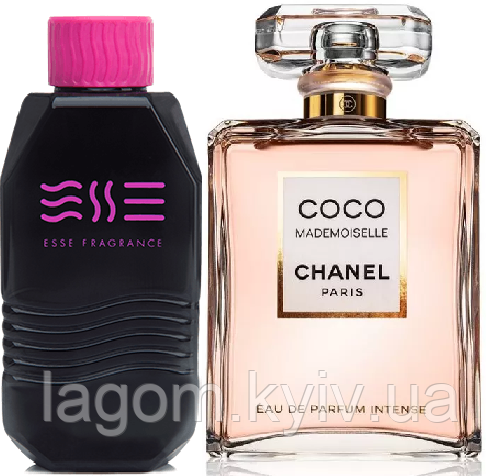 Жіночі парфуми-парфуми Mademoiselle Coco Intense Chanel 19 woman "ESSE fragrance" 100 мл наливні парфуми