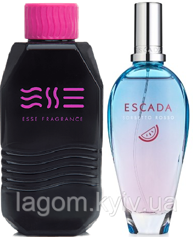 Жіночі парфуми аналог Sorbetto Rosso Escada 51 woman "ESSE fragrance" 100 мл наливні парфуми