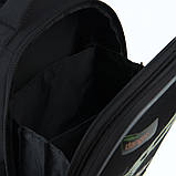 Рюкзак GoPack Education напівкаркасний  Dino 38x28x13 см 15 л чорний (GO23-165M-4), фото 7