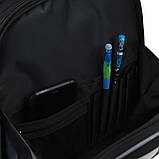 Рюкзак GoPack Education напівкаркасний  Dino 38x28x13 см 15 л чорний (GO23-165M-4), фото 10