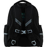 Рюкзак GoPack Education напівкаркасний Football 38x28x13 см 15 л чорний (GO23-165M-6), фото 4