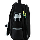 Рюкзак GoPack Education напівкаркасний Football 38x28x13 см 15 л чорний (GO23-165M-6), фото 7
