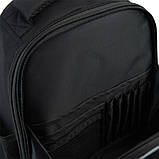 Рюкзак GoPack Education напівкаркасний Football 38x28x13 см 15 л чорний (GO23-165M-6), фото 8