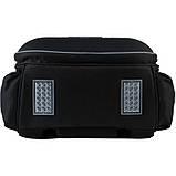 Рюкзак GoPack Education напівкаркасний Football 38x28x13 см 15 л чорний (GO23-165M-6), фото 11