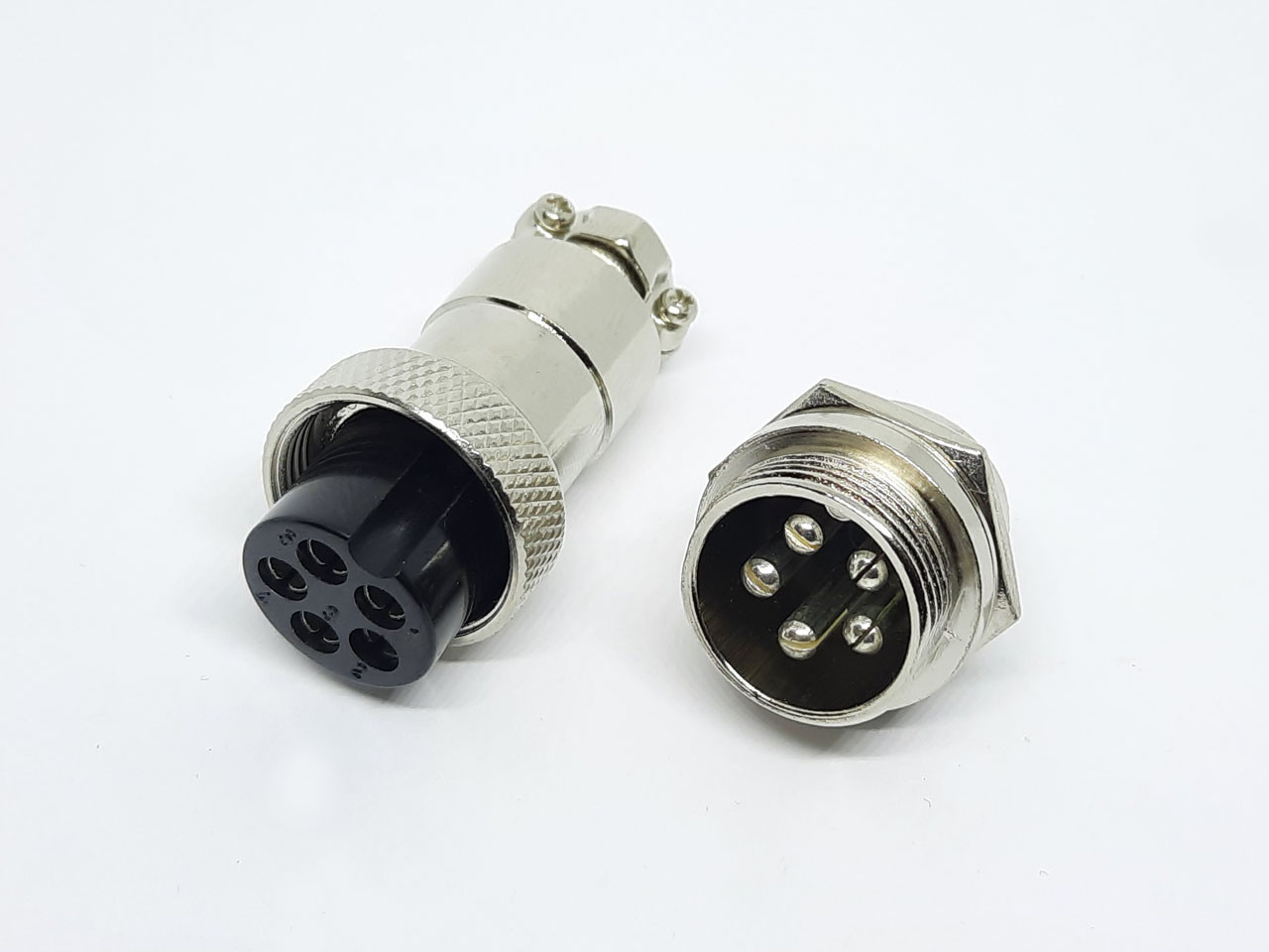 Роз'єм GX20-5pin комплект (Гніздо + штекер)