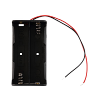 Бокс для акумуляторів 18650 холдер з контактами (2ак)