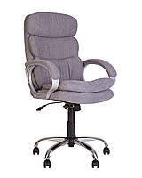 Комфортное мягкое кресло руководителя DOLCE (Дольче) Anyfix CHR68 ткань SORO ф-ка Новый стиль