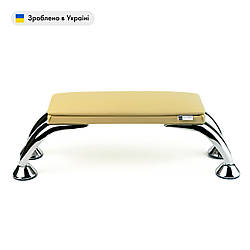 Підставка для рук манікюрна (Підлокітник) на металевих ніжках ECO STAND MINI колір бежевий