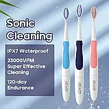 Синя електрична зубна щітка Seago з 1 додатковою насадкою, фото 3