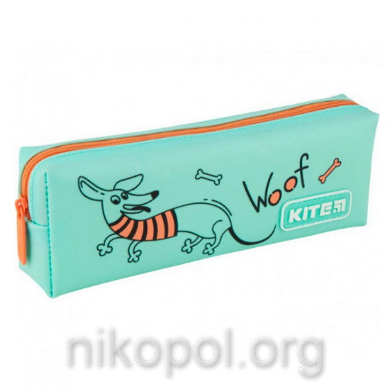 Пенал шкільний "косметичка" Kite K20-690-6, м'ятний колір 19х7х4см