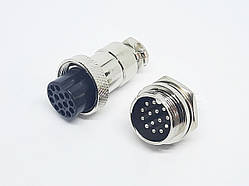 Роз'єм GX20-14pin комплект (Гніздо + штекер)