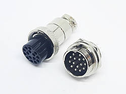 Роз'єм GX20-15pin комплект (Гніздо + штекер)