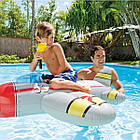 Надувний пліт літак Intex 57537+ водний пістолет, 132х130 сирій, фото 4