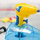 Надувний пліт літак Intex 57537+ водний пістолет, 132х130 сирій, фото 6