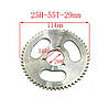 Зірка приводна 25H 55 зубців 29 вал, фото 2