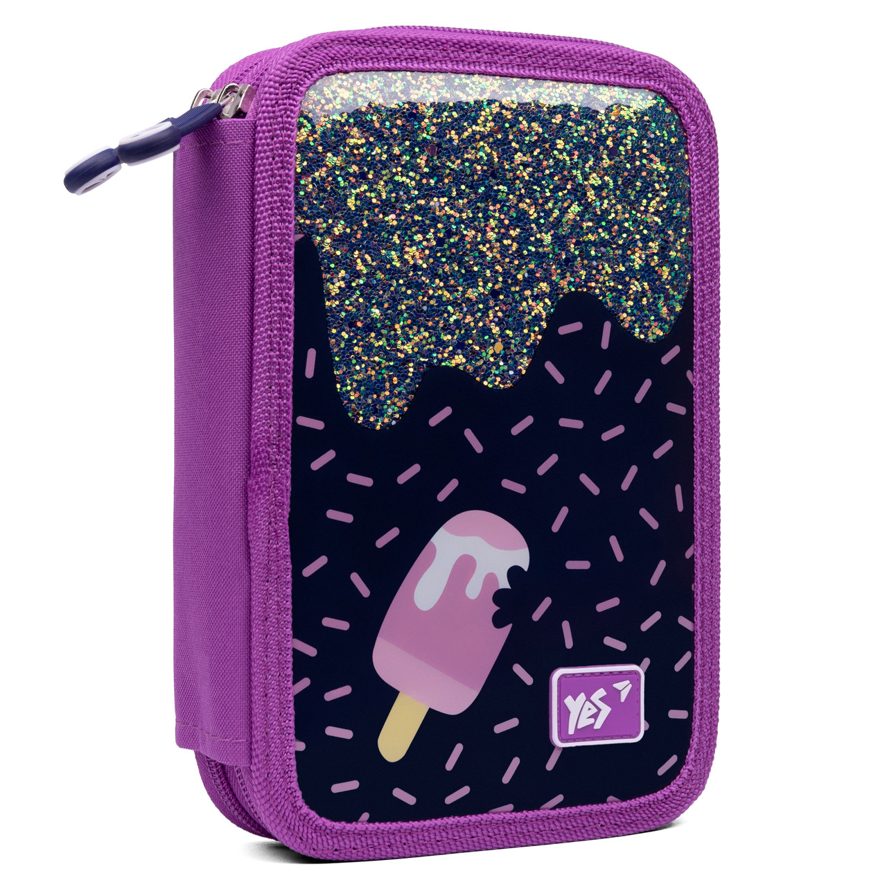 Пенал твердий YES твердий подвійний HP-01 Sweet cream