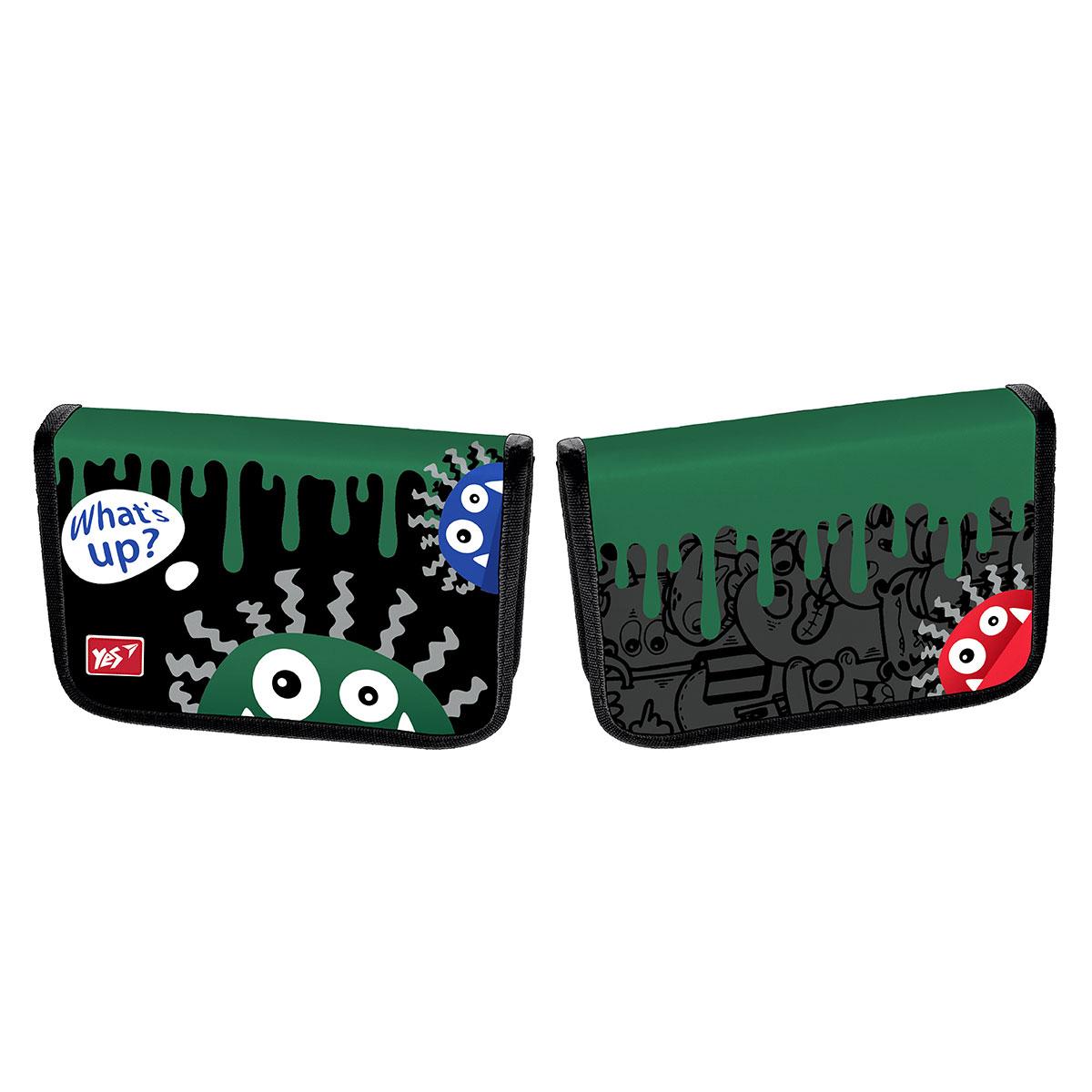 Пенал твердий YES одинарний з клапаном HP-03 Monsters