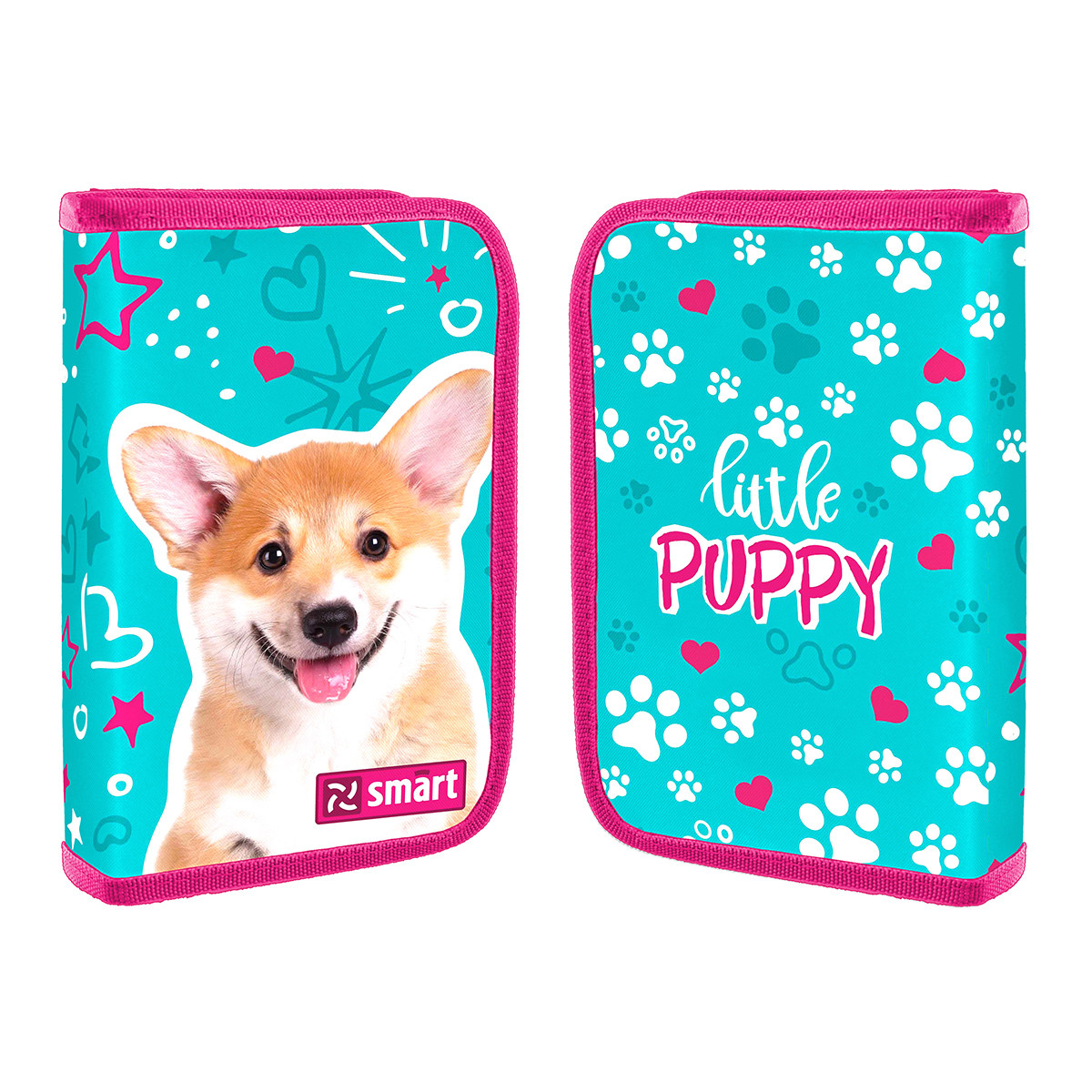 Пенал твердий SMART одинарний з двома клапанами HP-04 Corgi