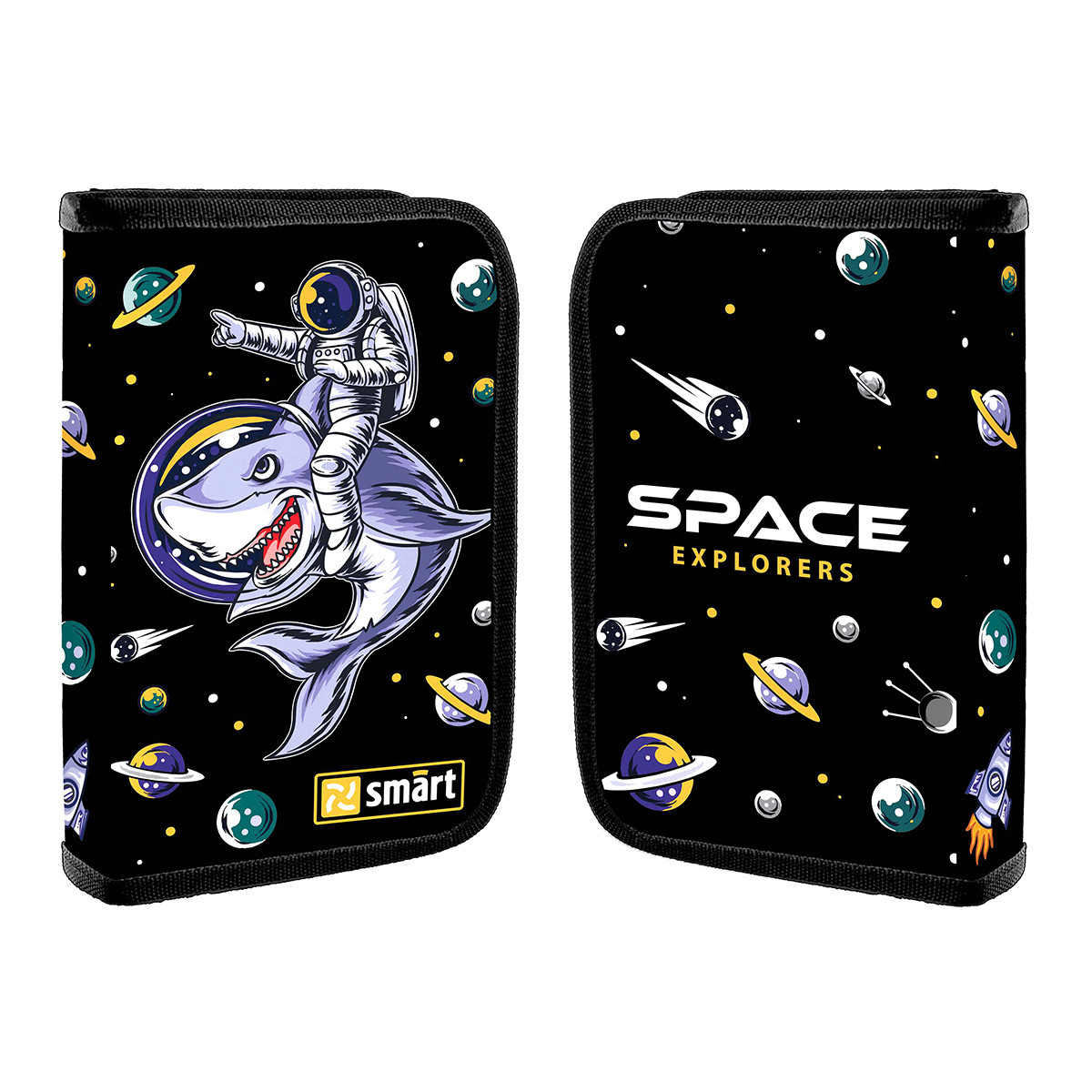 Пенал твердий SMART одинарний з двома клапанами HP-04 Space