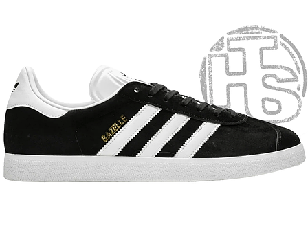 Чоловічі кросівки Adidas Gazelle Core Black Cloud White Gold BB5476, фото 1