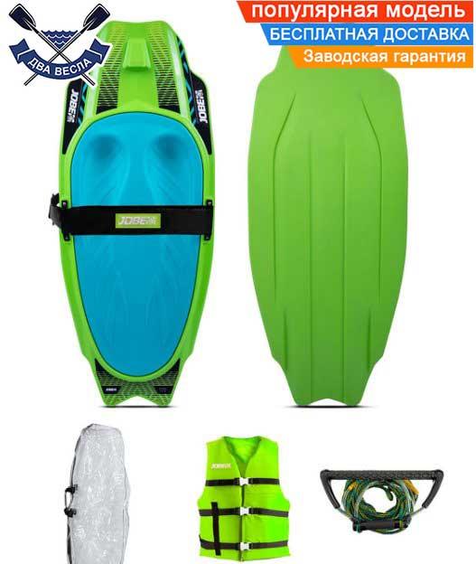 Коленный вейкборд книборд Slash Kneeboard Lime Green Package доска для катания на коленях КОМПЛЕКТ 258822003 - фото 1 - id-p1865886617