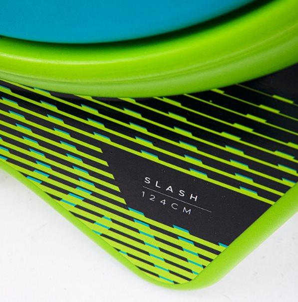 Коленный вейкборд книборд Slash Kneeboard Lime Green Package доска для катания на коленях КОМПЛЕКТ 258822003 - фото 4 - id-p1865886617