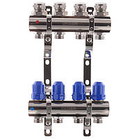 Коллектор для лучевой разводки радиаторов отопления KOER 1 x4