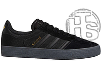 Мужские кроссовки Adidas Gazelle ADV Black Gold Metallic GW3141