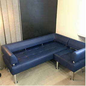 Диван-офіс + крісло Тонус Sentenzo сині