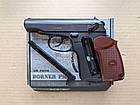 Пневматичний пістолет Borner ПМ 49 Пістолет пневмат Пневмат макаров, фото 4